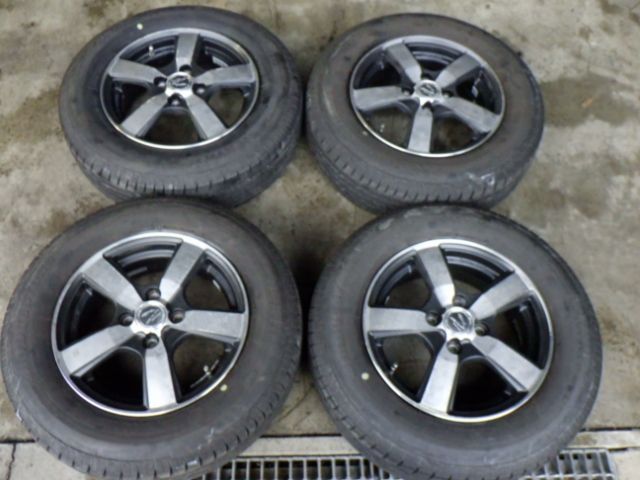 231-698 SMACK アルミホイール＆ラジアルタイヤ 185 70R14 2021年 ４本セット