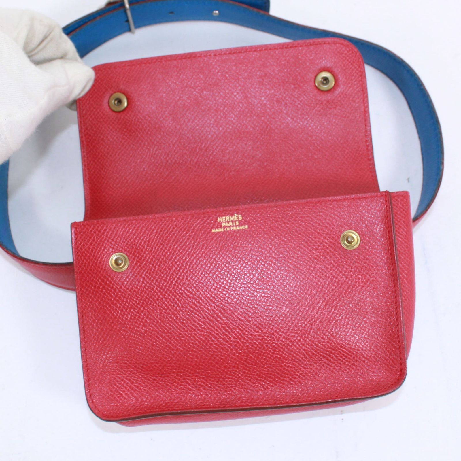 ❤お得なお品❤ポシェットグリーン ルージュヴィフ ウエストバッグ エルメス □B ❤お得なお品❤ポシェットグリーン ルージュヴィフ ウエスト