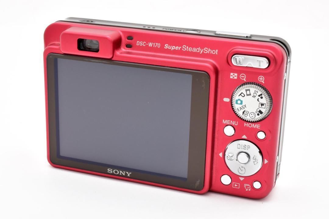 247 SONY Cyber-shot DSC-W170 レッド - メルカリ