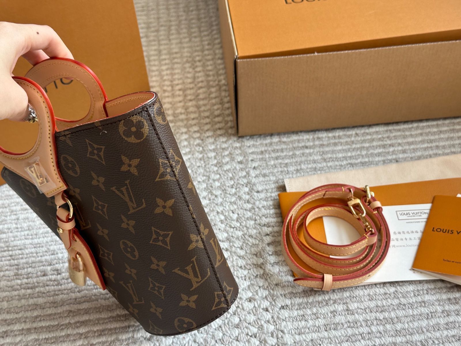 今日特価】Louis Vuitton 25SS New Arrival Shopping Basket Bag