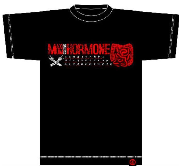 マキシマムザホルモン 体内レントゲン コア Tシャツ L