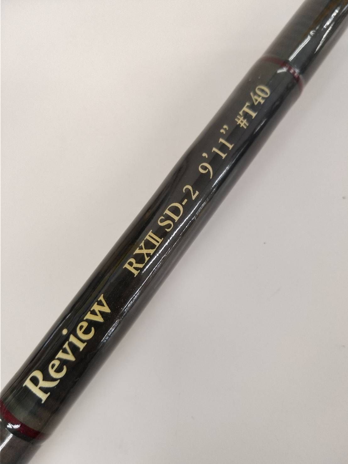 Ｒｅｖｉｅｗ ＲＸⅡ ＳＤ－２ ９’１１’’ｆｔ ＃Ｔ４０ レビュー フライロッド 2ＰＣ ２ピース（０８）