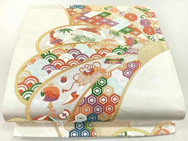A 102六通柄袋帯　唐織桐菊辻ヶ花鳥　金糸美品　振袖向き A 102六通柄袋帯 唐織桐菊辻ヶ花鳥 金糸美品 振袖向き - メルカリ