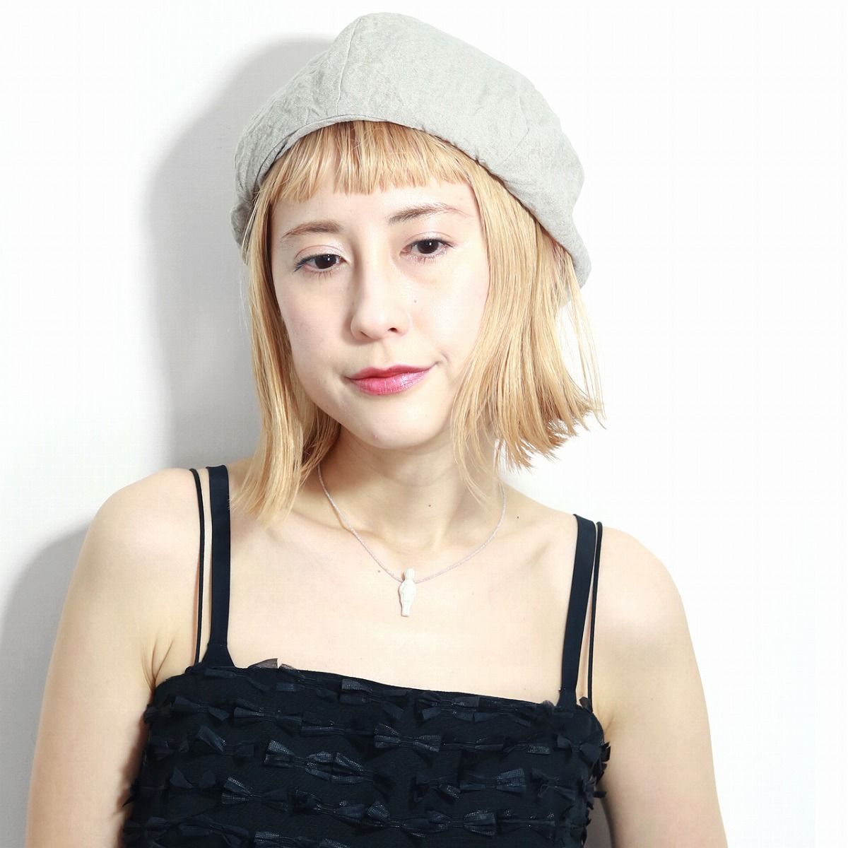 婦人帽子 春夏 日本製 Piece de Lucile 遮光・遮熱 リネン UV キャメル ナチュラル ボルドー ブラック サイズ調節 123508 婦人帽子 春夏 日本製 Piece de Lucile ピエス・ド