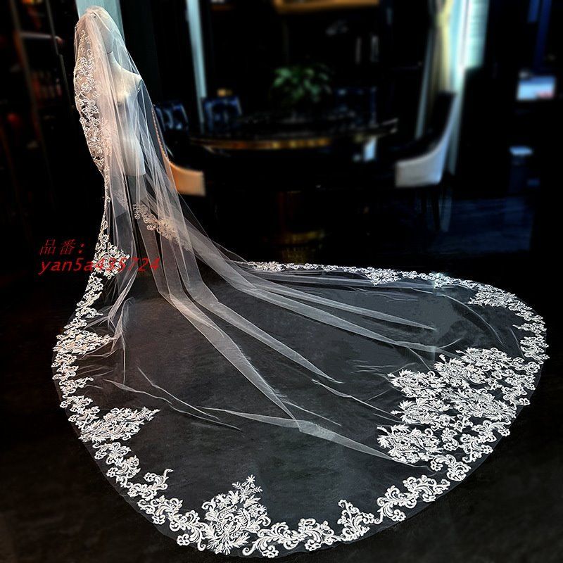 ウエディングベール コーム付き フェイスアップベール ウェディングベール ロングベール チャペルベール 二次会 花嫁 前撮り ブライダル 披露宴 結婚式 yan5a435724