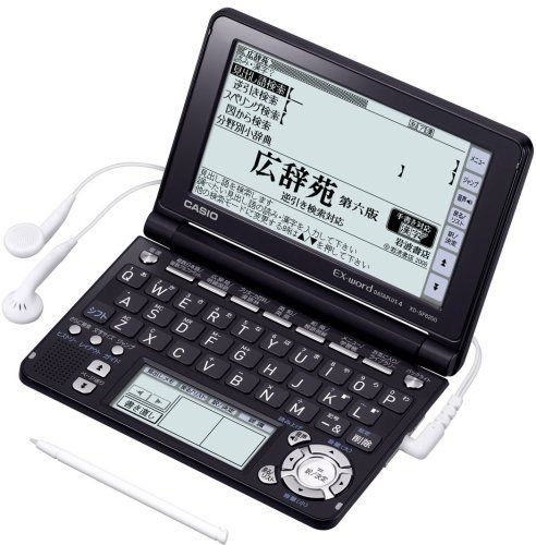 非常に良い)CASIO Ex-word 電子辞書 XD-SF6200BK ブラック 音声対応