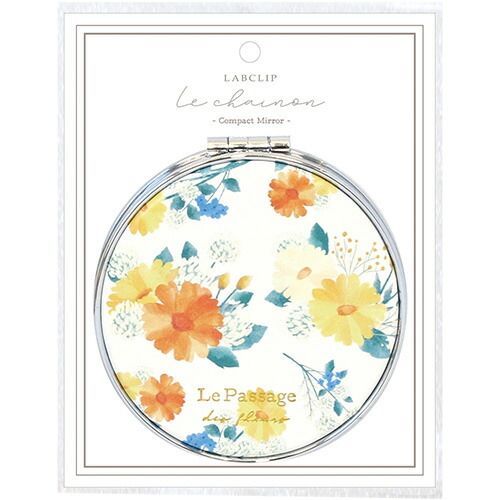 まとめ ラボクリップ ミラー ルシェノン コンパクトミラー イエロー 21A-LCCM01-YE ×9セット
