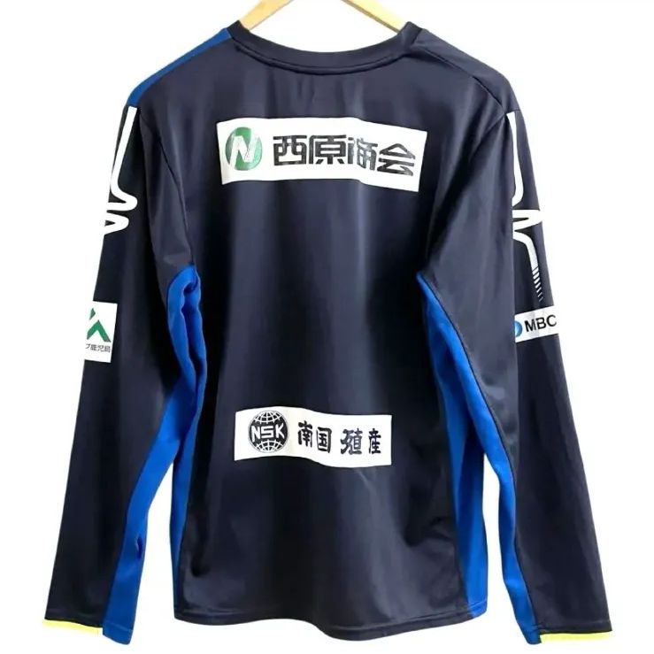 mitre 鹿児島ユナイテッドFC 支給品 ウエア 長袖 スポンサー入り M mitre 鹿児島ユナイテッドFC 支給品 ウエア 長袖 スポンサー入り M