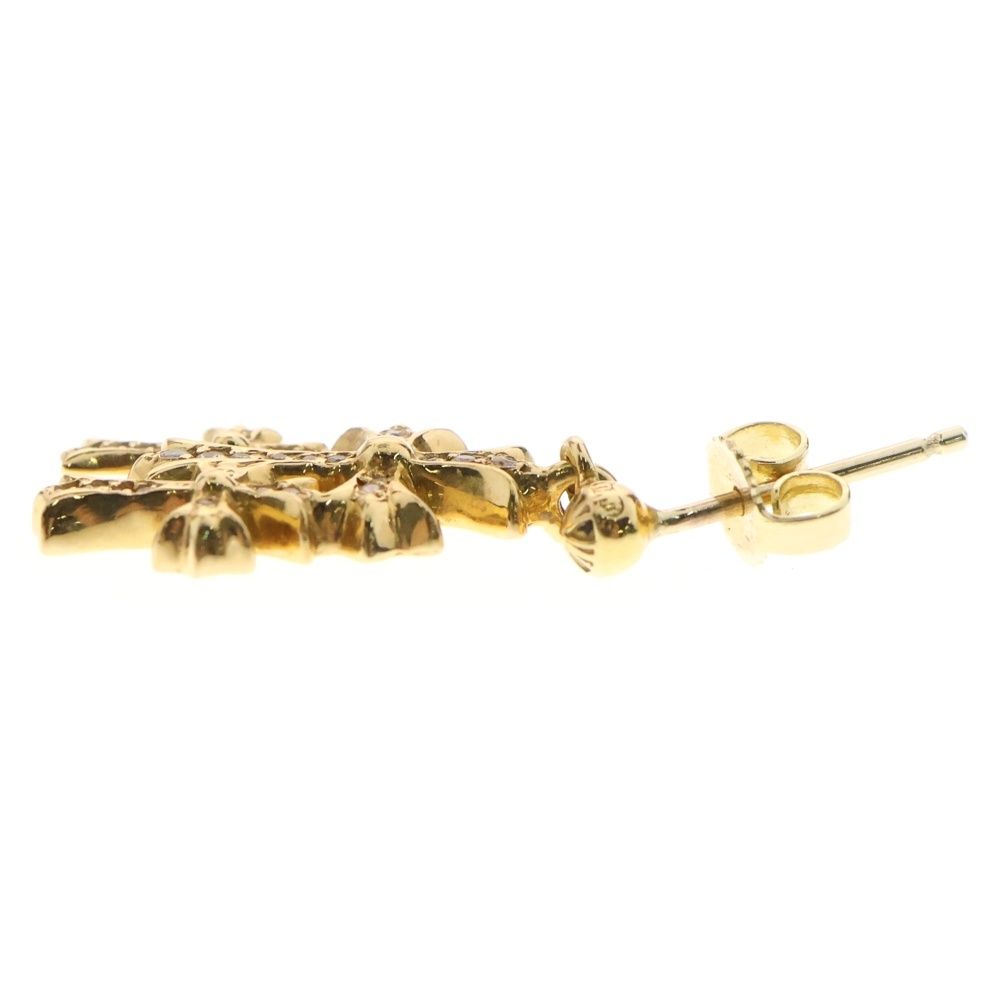 専用出品　3ドロップタイニー ダイヤピアス22k CHROME HEARTS (クロムハーツ) 22K 3 CH CROSS DROP P D