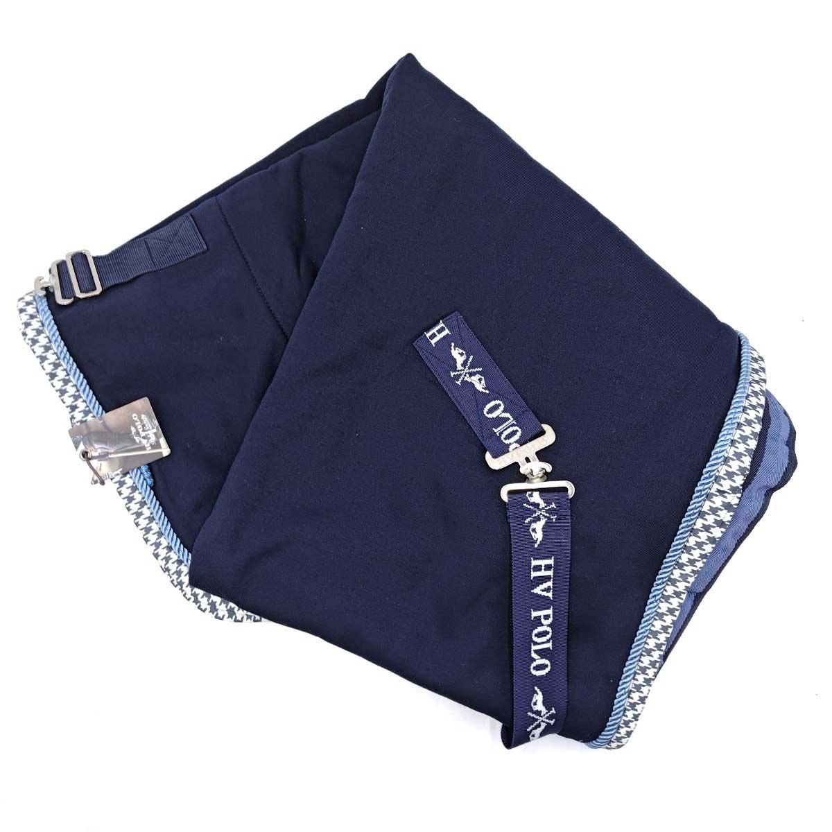♥ HV POLO Jarsey Blanket Brandson ブランケット ラグ 195cm ネイビー 乗馬 馬術