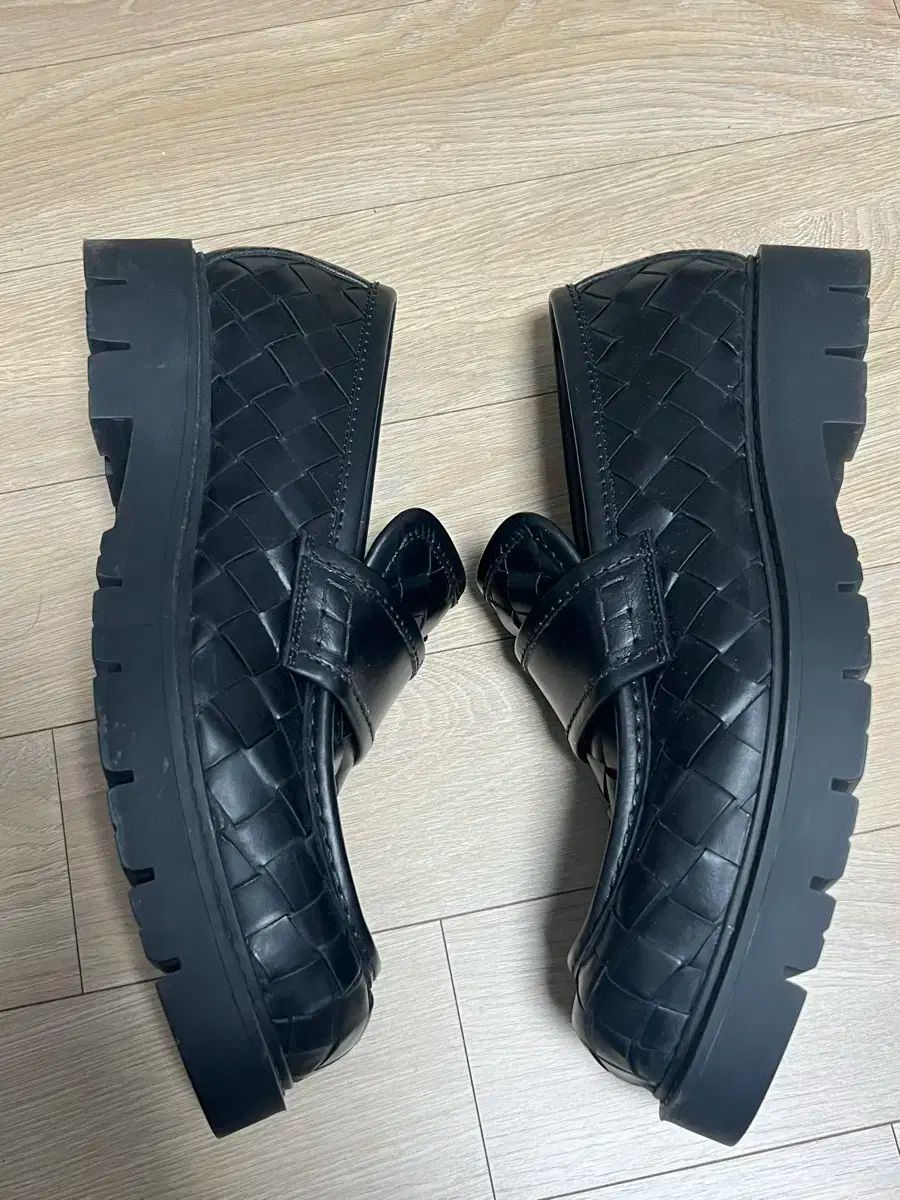 ローク タッセル キルト イングランド製 UK6.5 希少 黒 レザー キルト