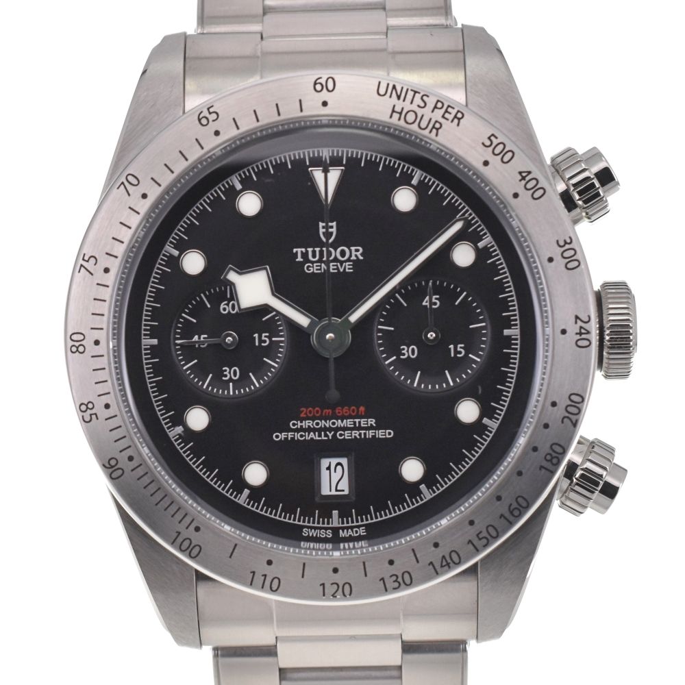 TUDOR ヘリテージ ブラックベイ クロノ 79350 【かなり美品 