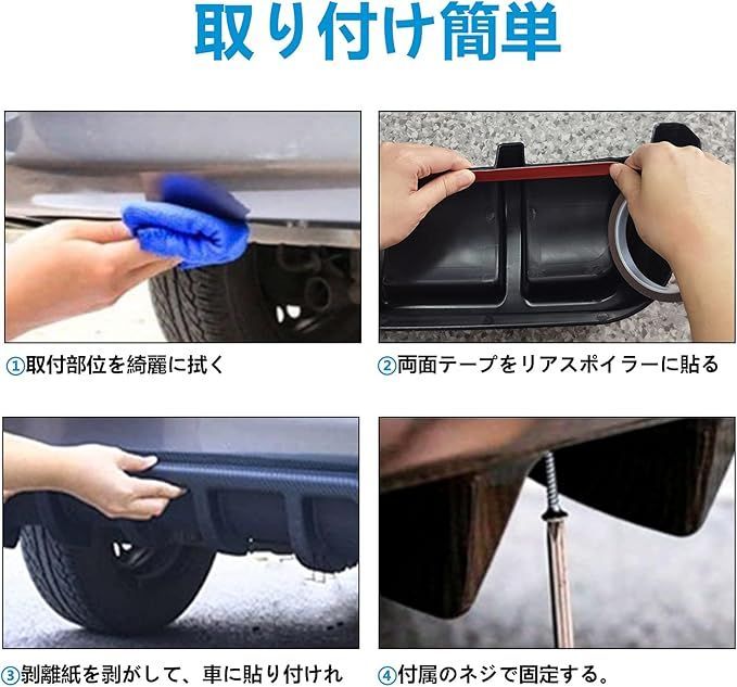 リアバンパー スポイラー ABS製 ジムニー JB64 JB74 リアバンパースポイラー ABS製 シャークフィン風