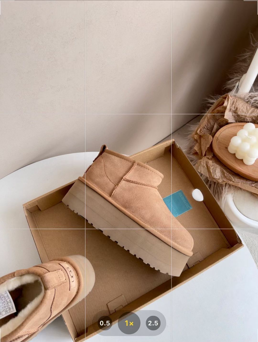 UGG アグ ブーツ クラッシック ミニプラット フォーム Chestnut