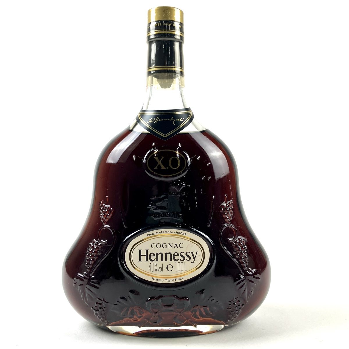 ヘネシー Hennessy XO 金キャップ クリアボトル 1000ml ブランデー