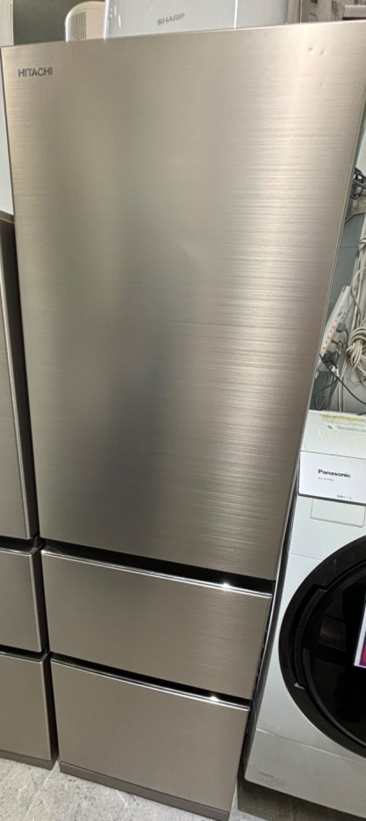 日立R-V32KV 2020年製315l 冷蔵庫 シャンパンゴールド