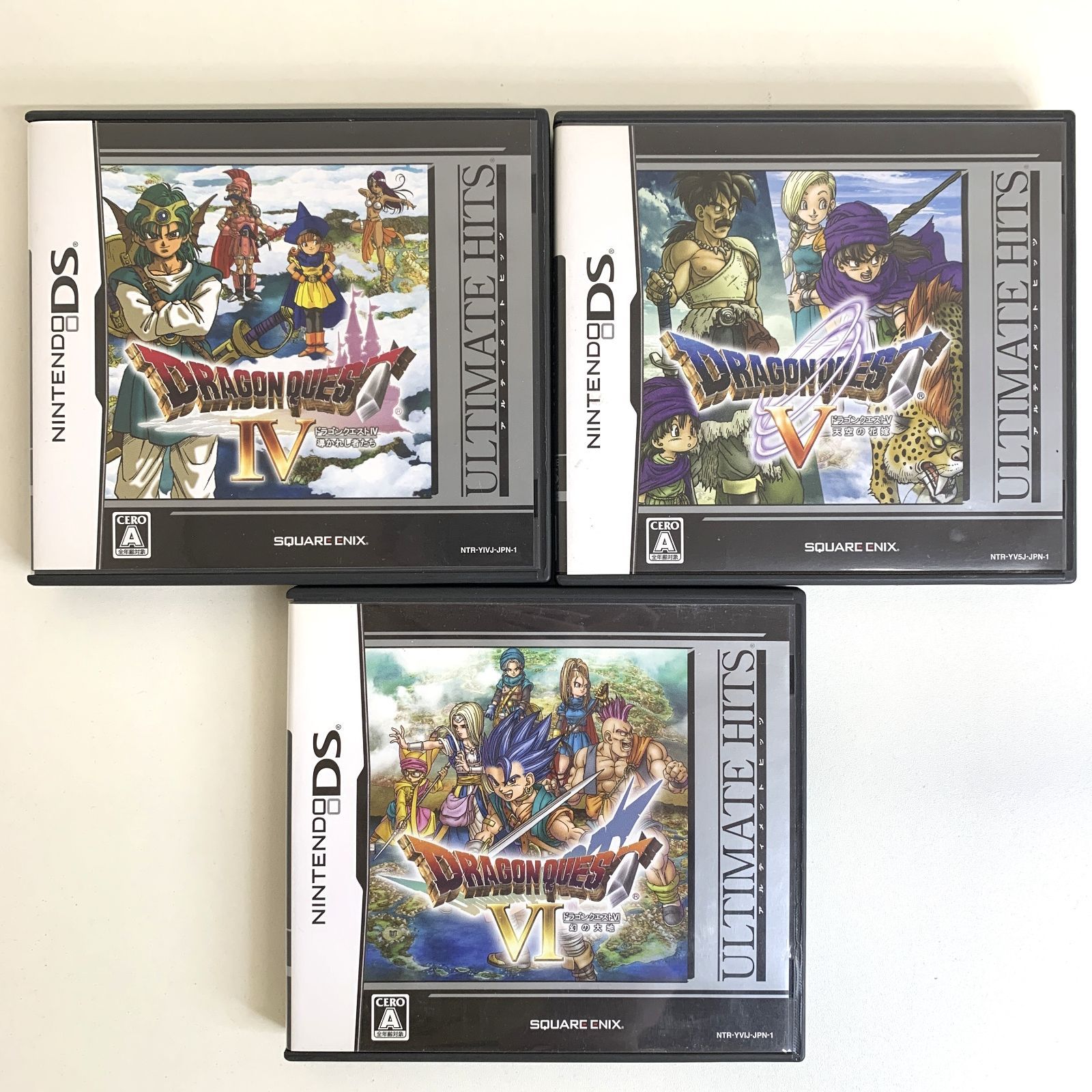 Nintendo DS Dragon Quest 4 5 6 9 & 3DS 7 8 11 7Games Set