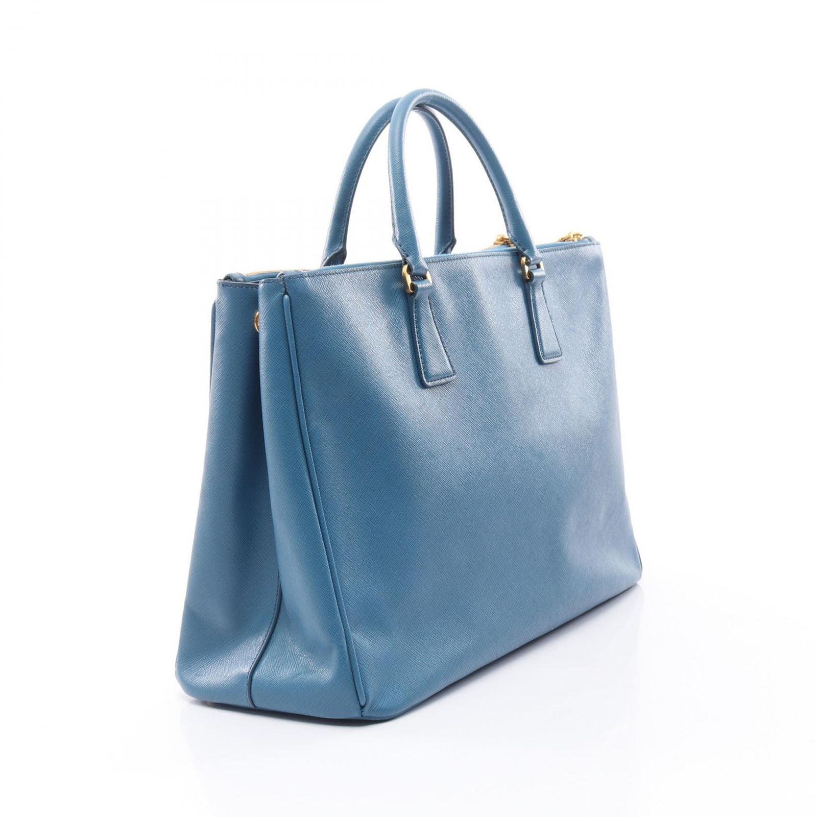 プラダ PRADA トートバッグ SAFFIANO LUX ガレリア BN1786 水色