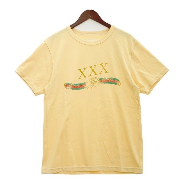 ゴッドセレクショントリプルエックス S/S PRINT T-SHIRT プリント Tシャツ 半袖カットソー 美品 GOD SELECTION XXX トップス DM12040