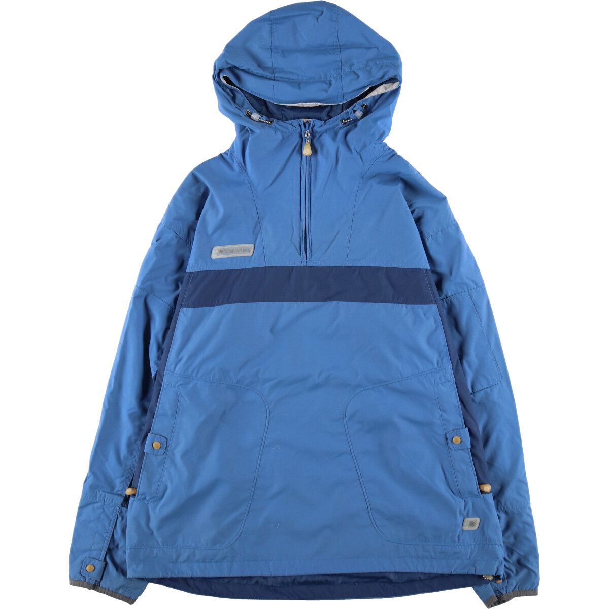 古着 コロンビア Columbia ハーフジップ マウンテンパーカー シェル 