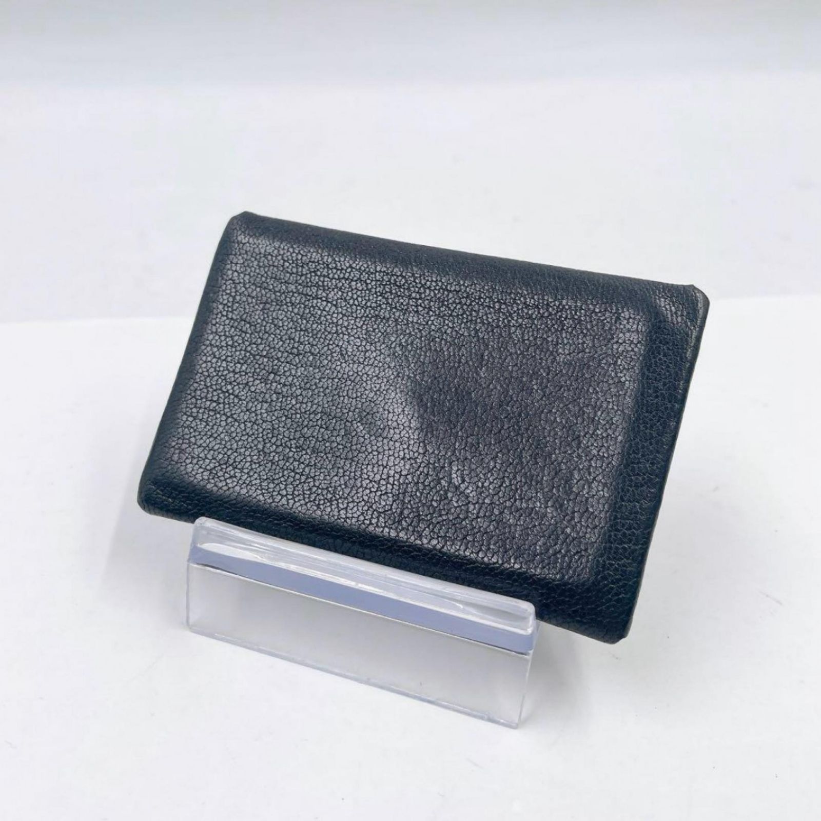 HERMES エルメス カードケース メンズ レザー ブラック