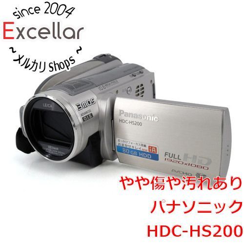 bn:13] Panasonic デジタルビデオカメラ HDC-HS200 シルバー 液晶画面