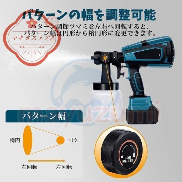 塗装 18Vバッテリー併用