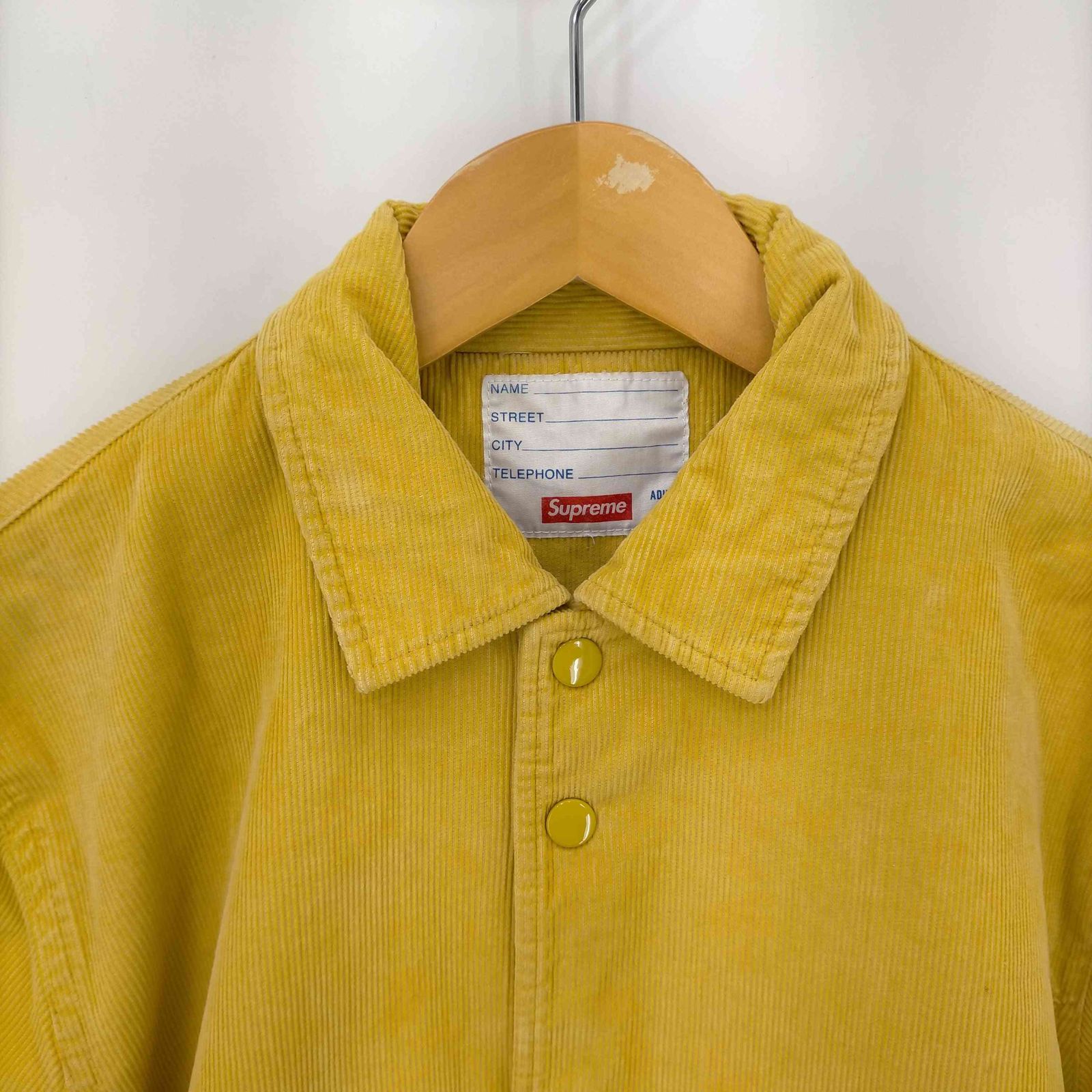 シュプリーム Supreme 11AW アーチロゴコーデュロイコーチジャケット  