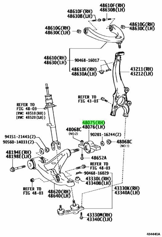 レクサス LEXUS 純正 GS200t GS250 用 ロワーアーム ブラケット SUB-ASSY NO.1 - NO.2 2点 セットパーツ エンジン タイヤ バンパー 検索 マフラー