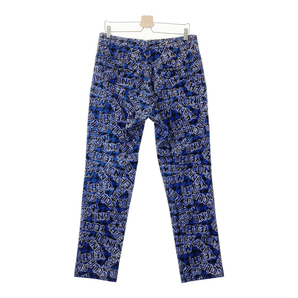 サイズ 50 MARK-LONA マークアンドロナ ダウン混 ストレッチパンツ 千鳥 総柄 ネイビー系 240101533048 ゴルフウェア メンズ ストスト