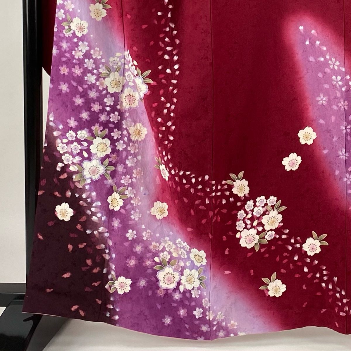 振袖 身丈163cm 裄丈64.5cm M 袷 桜 葉と実 金彩 山吹茶色 正絹 美品 名品 振袖 身丈160cm 裄丈65.5cm M 袷 草花 蝶 金銀彩 金糸 ピンク 正絹 秀