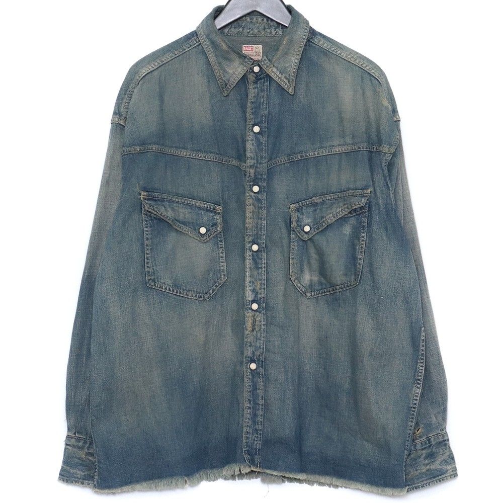 SAINT MICHAEL 23AW DENIM SHIRT Mサイズ - メルカリ