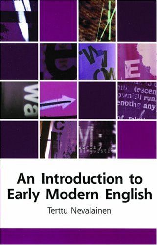 Introduction to Early Modern English／Terttu Nevalainen