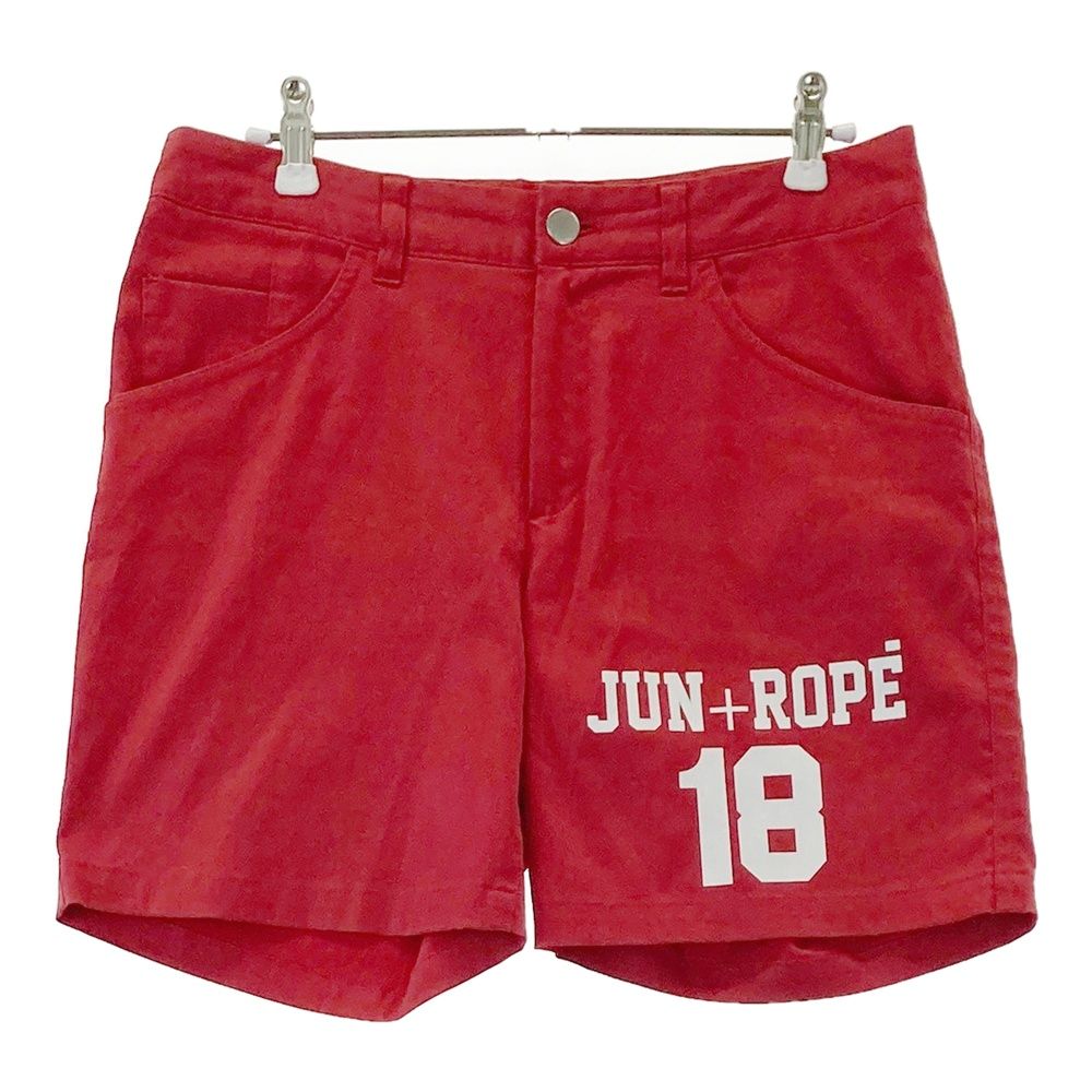 サイズ：M JUN&ROPE ジュン アンド ロペ ショートパンツ レッド系