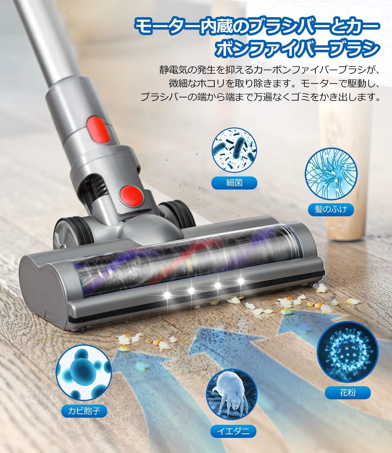 新着商品】ダイソン v7 ヘッド Dyson V7 V8 V10 V11 V15 シリーズ専用