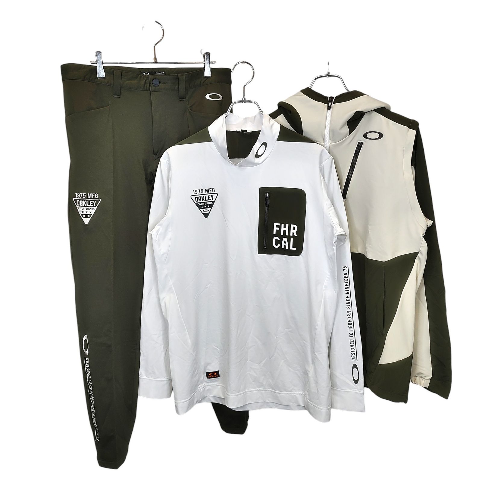 OAKLEY オークリ ゴルフウェア 3点セットアップ ジャケットL モック