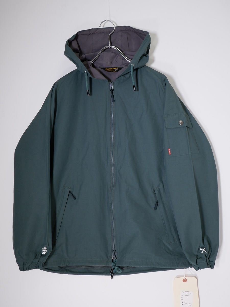 BLUCOブルコ ×ジャクソンマティスJACKSON MATISSE 2020AW 60 40 裏フリース フード付コーチジャケット S MJKA62153