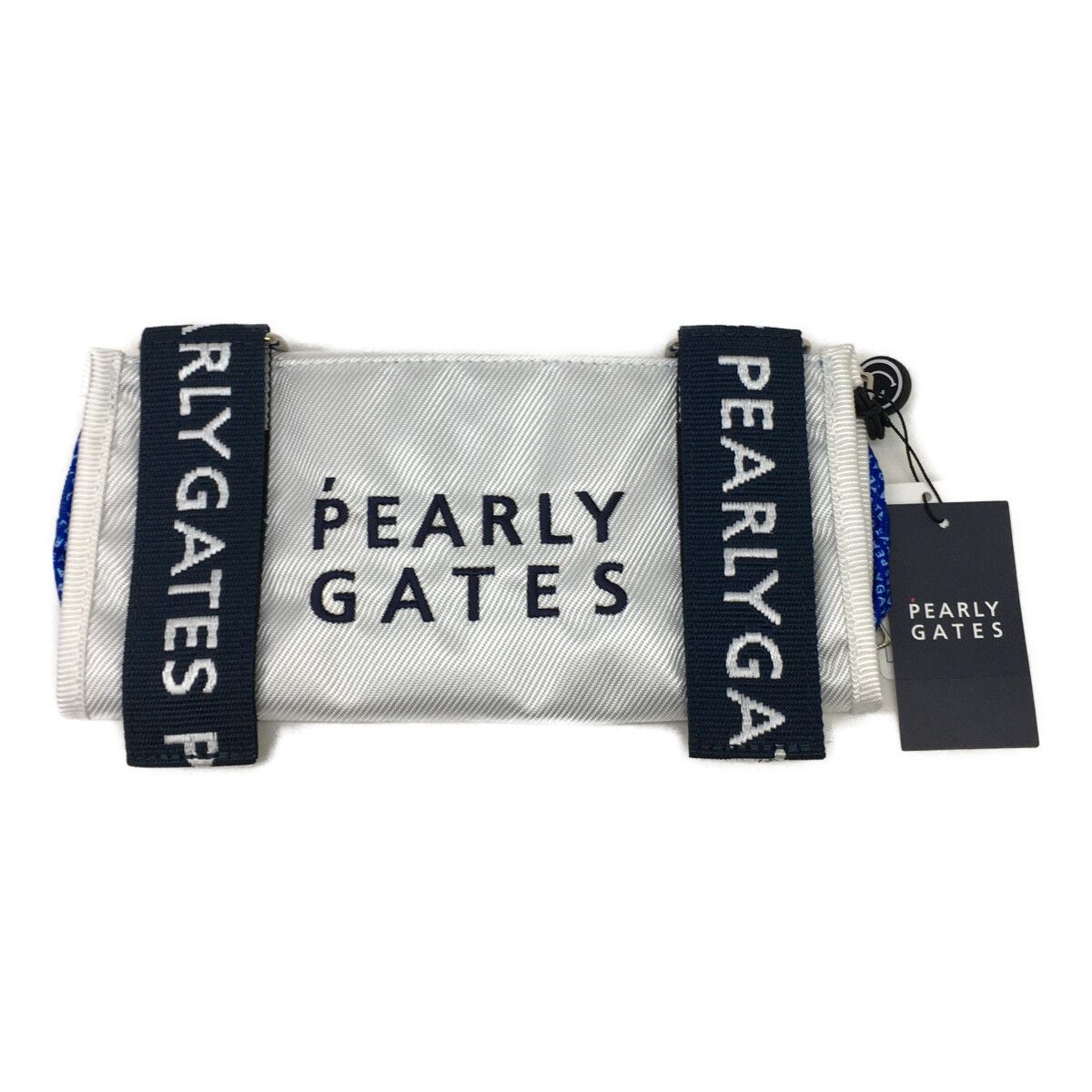 未使用品 パーリーゲイツ PEARLY GATES マルチケース ホワイト 白 マルチポーチ 小物入れ