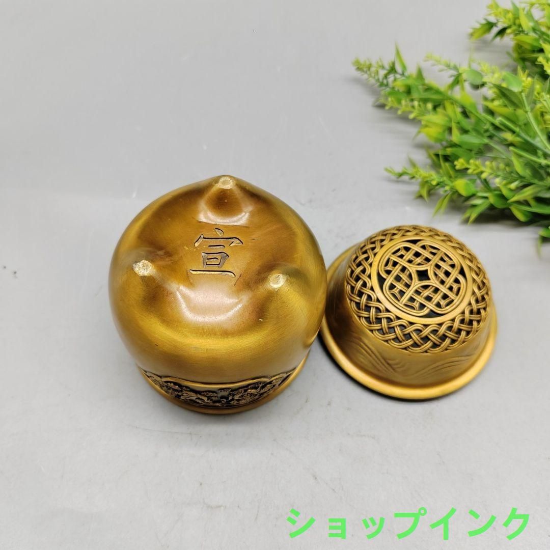 銅 細工 寿星薫香炉 茶道具 香道具 装飾品 工芸品 置物 銅 細工 寿星薫香炉 茶道具 香道具 装飾品 工芸品 置物 工芸品