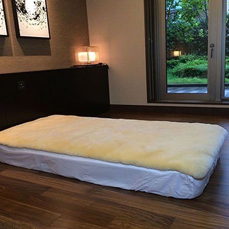 最高密度最高級ムートンシーツ 約100x200cm 【公式通販】