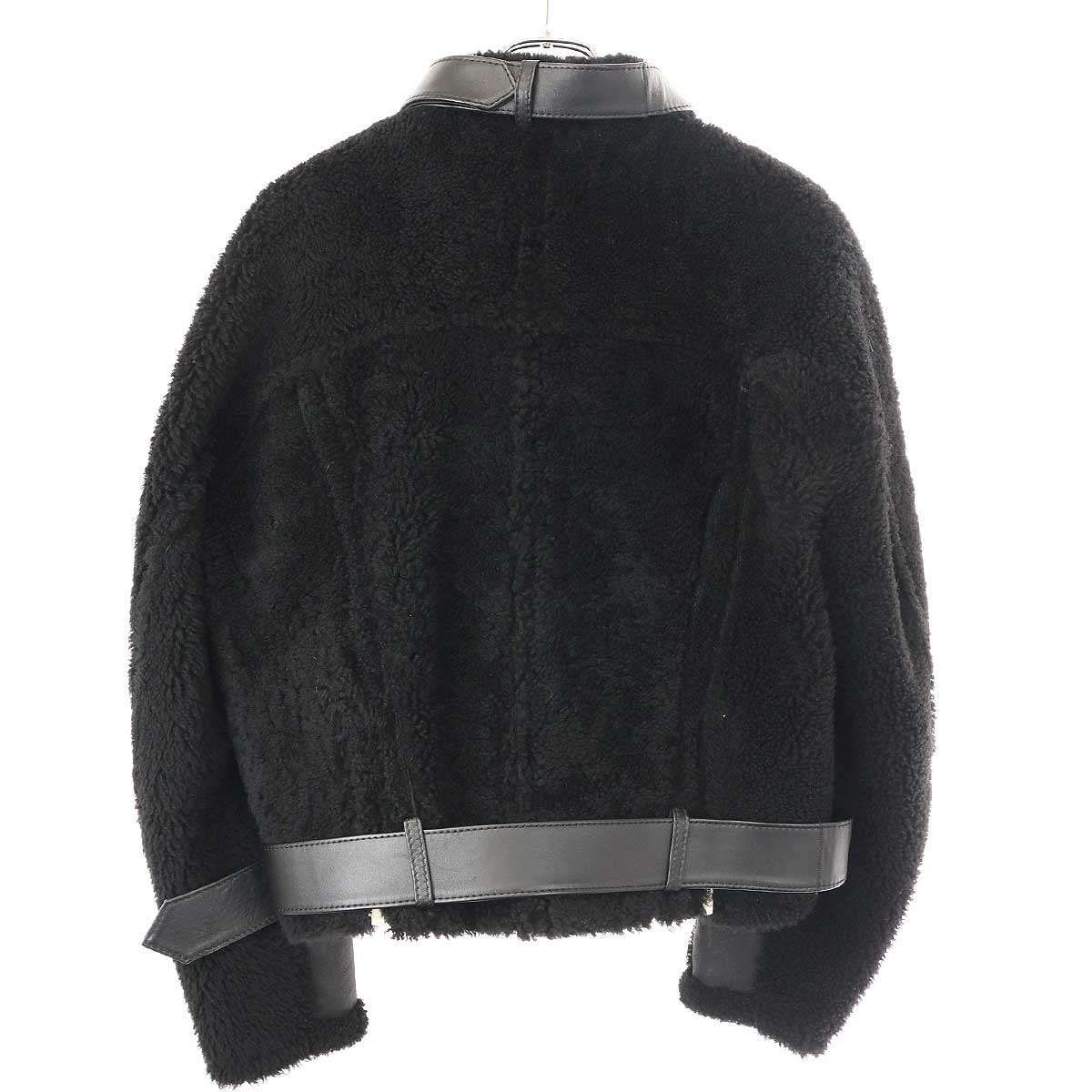 PETER DO ピーター ドゥー 20SS Black Car Seat Shearling