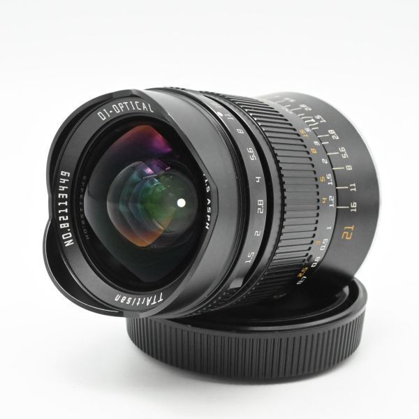 新品級の極上美品/動作◎ TTArtisan 21mm f/1.5 ASPH RFマウント EOS-R ブラック レンズ - メルカリ