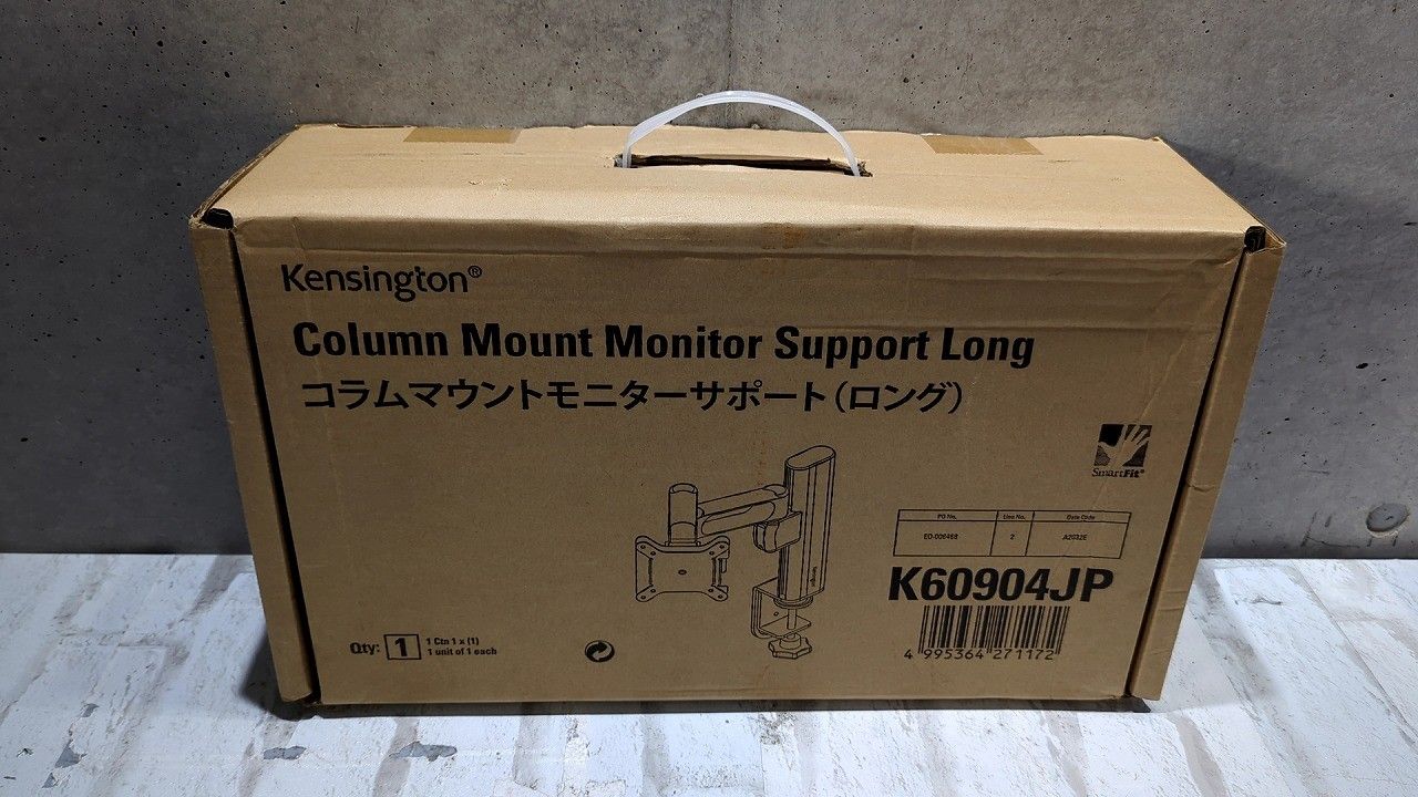 新品未使用品 Kensington ケンジントン SmartFit コラムマウント モニターサポート 液晶ディスプレイ モニターアーム クランプ式 K60904JP 
