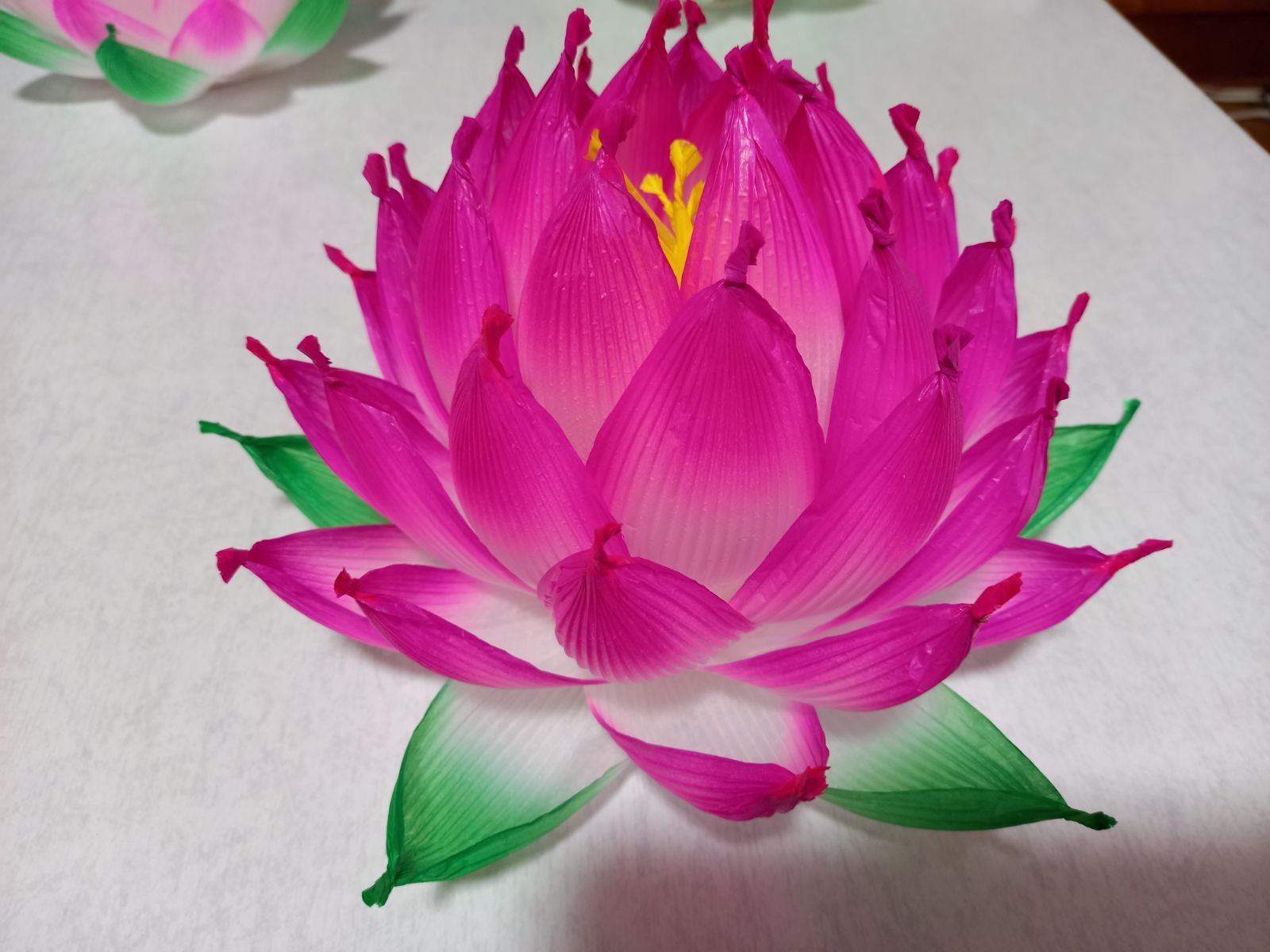 蓮の花韓紙 蓮の花の紙71 8色 16個 蓮の紙 韓紙 ハスの花 韓国 蓮紙 ハスの