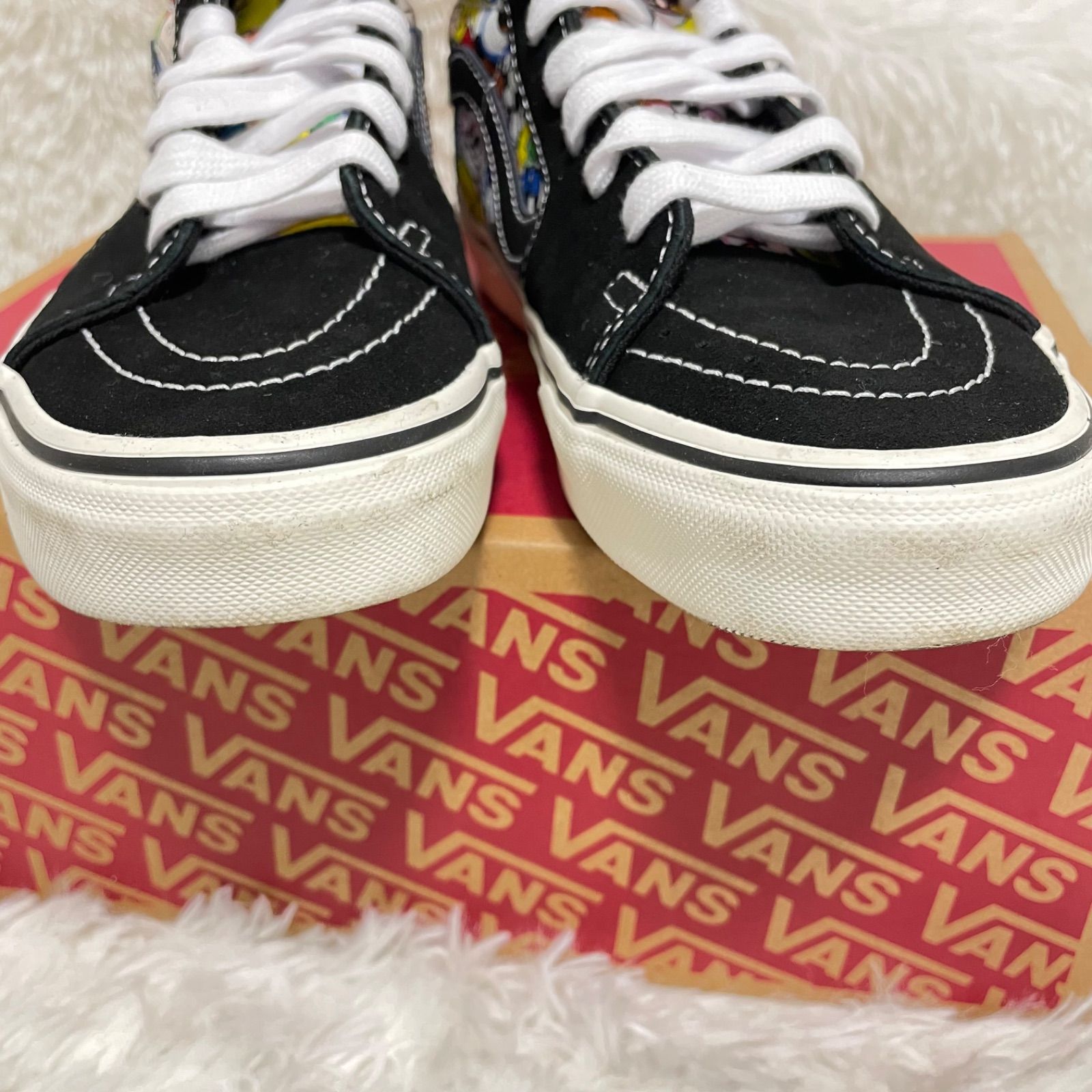 VANS atmos ハイカットスニーカー 23.5㎝ 箱付き バンズ