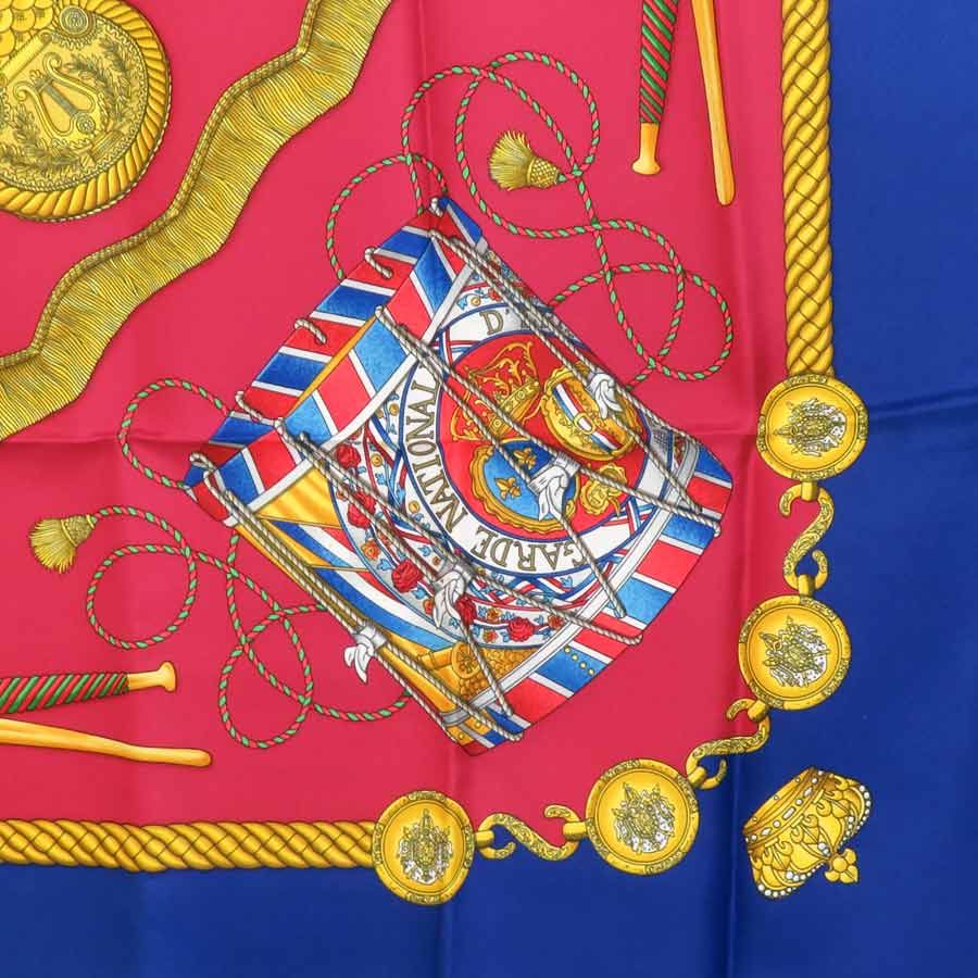 エルメス HERMES スカーフ カレ90 LES TAMBOURS - メルカリ