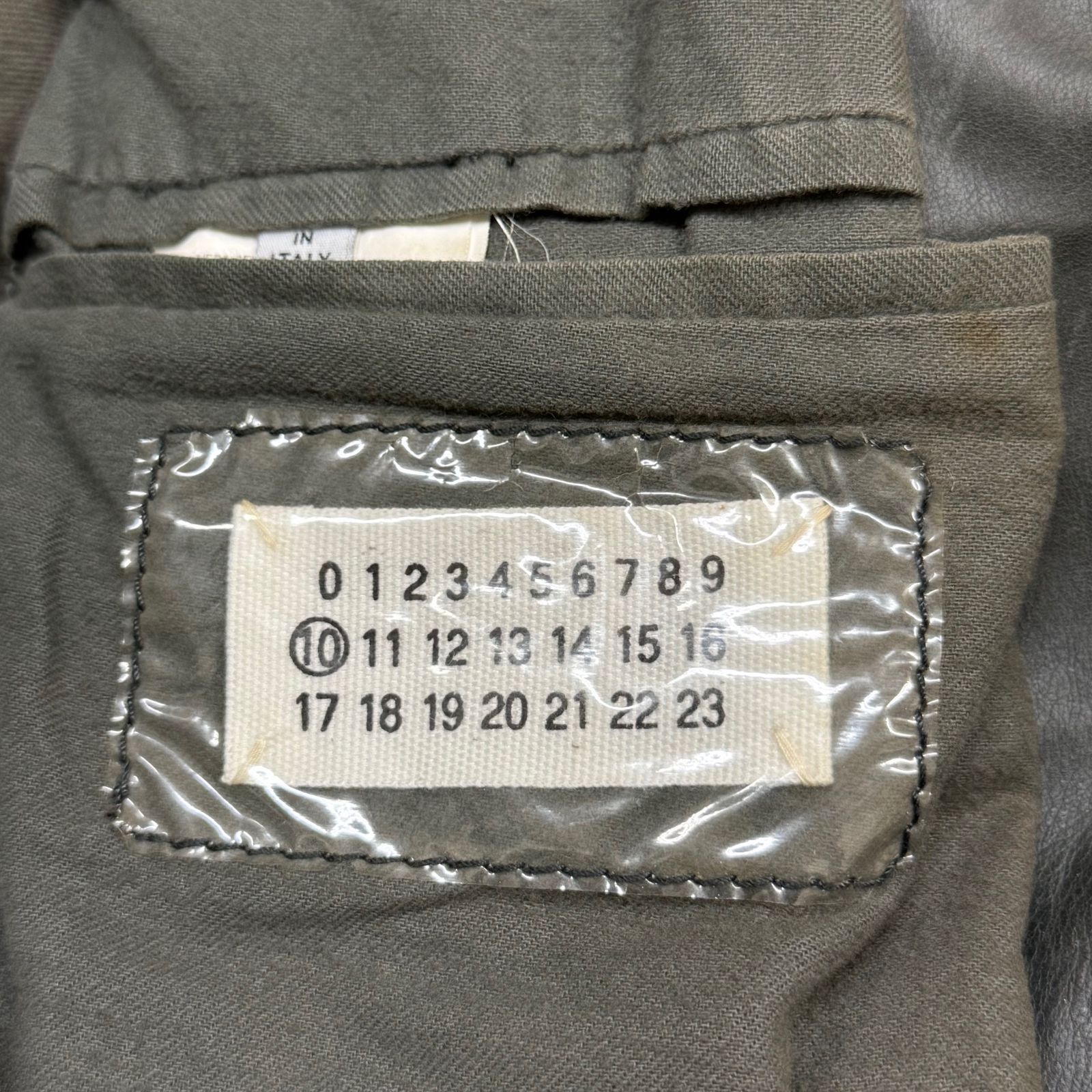 Maison Martin Margiela 01AW 初期 八の字ライダース レザー