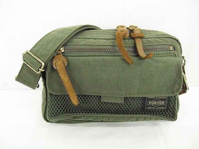 PORTER サコッシュ オリーブグリーン Amazon.com: Porter Coppi Shoulder Bag Yoshida Bag (4. Green