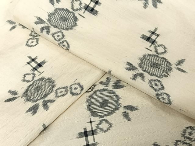 平和屋着物○上質な紬 草花文 正絹 逸品 AAAV9092np - メルカリ