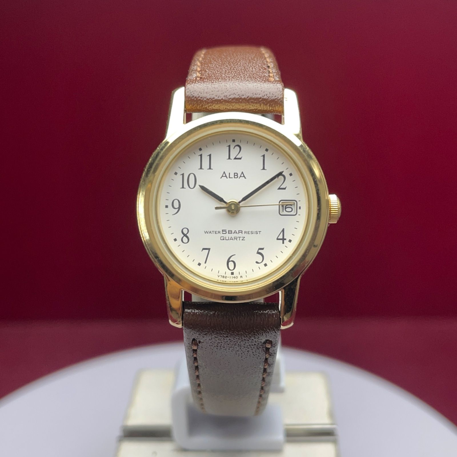 未使用 90s SEIKO アベニュー クォーツ 電池交換済 日本製 腕時計 SEIKO セイコー腕時計Avenue アベニュー1987年製造 メンズ腕時計